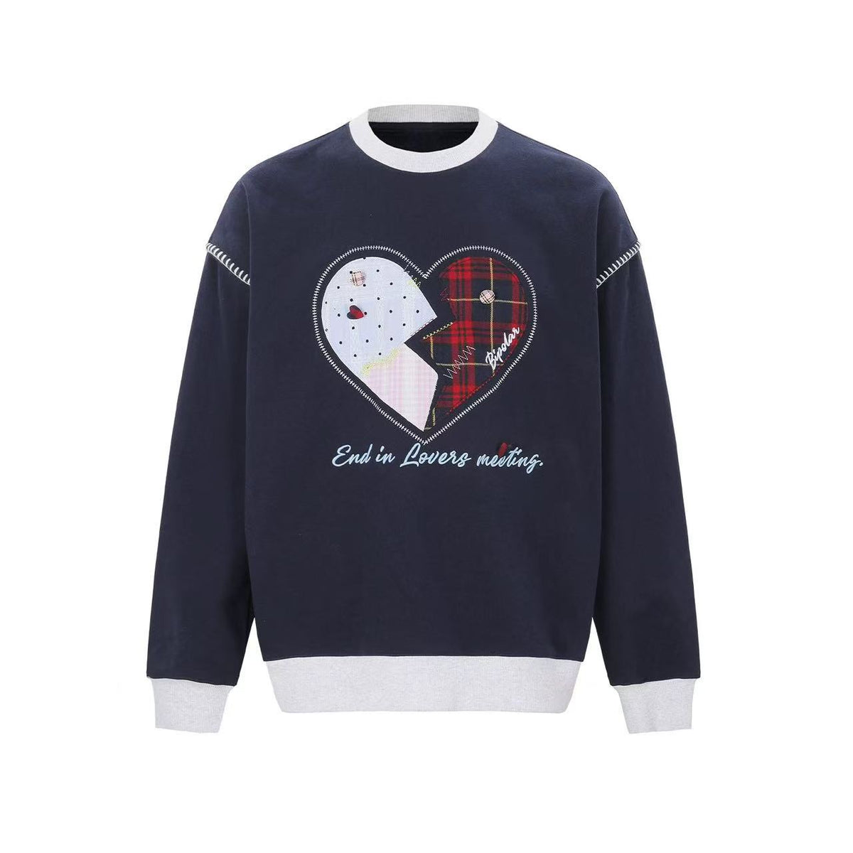 BIPOLAR Love Patch Crew Neck Sweatshirt