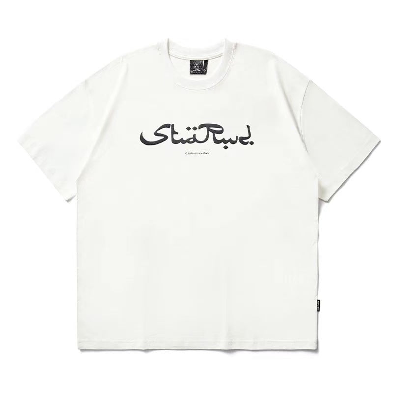 REMEDYxSTA Arabic Letter Print Short-sleeved T-shirt