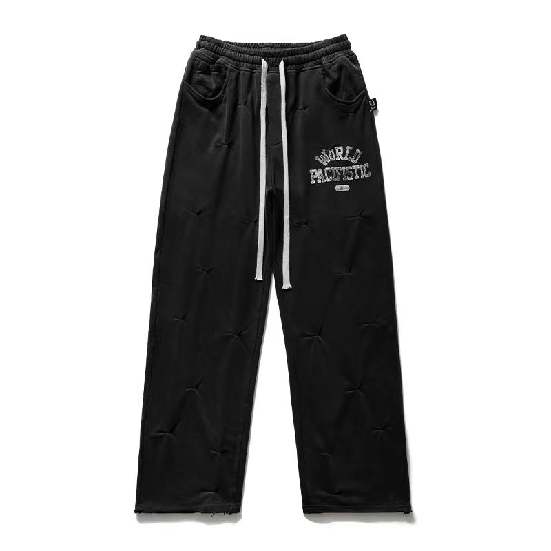 REMEDY Loose Straight Pleated Casual Pants