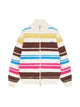 ICONSLAB Rainbow Stripe Cardigan Sweater