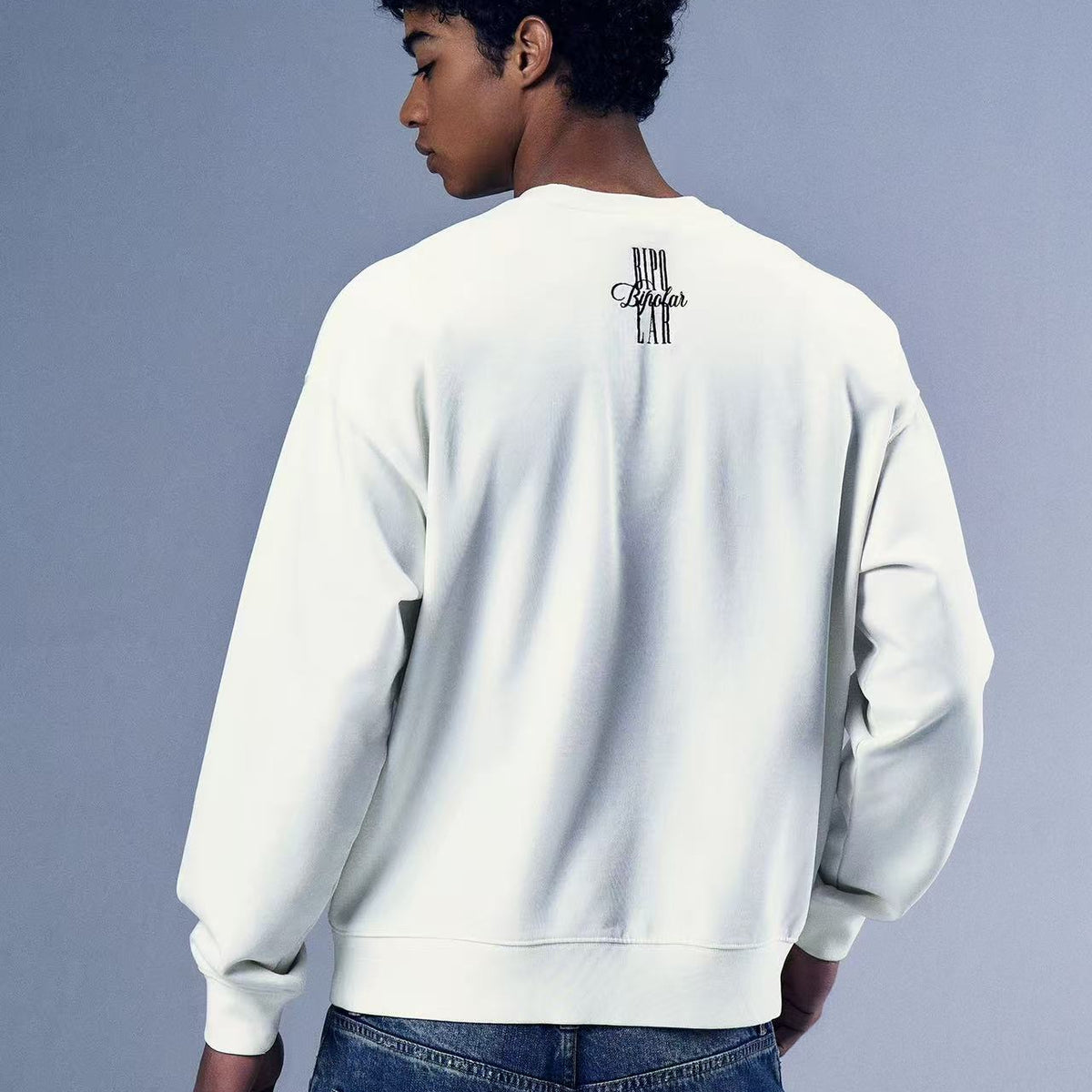 BIPOLAR Retro Street Hip Hop Crew Neck Sweatshirt