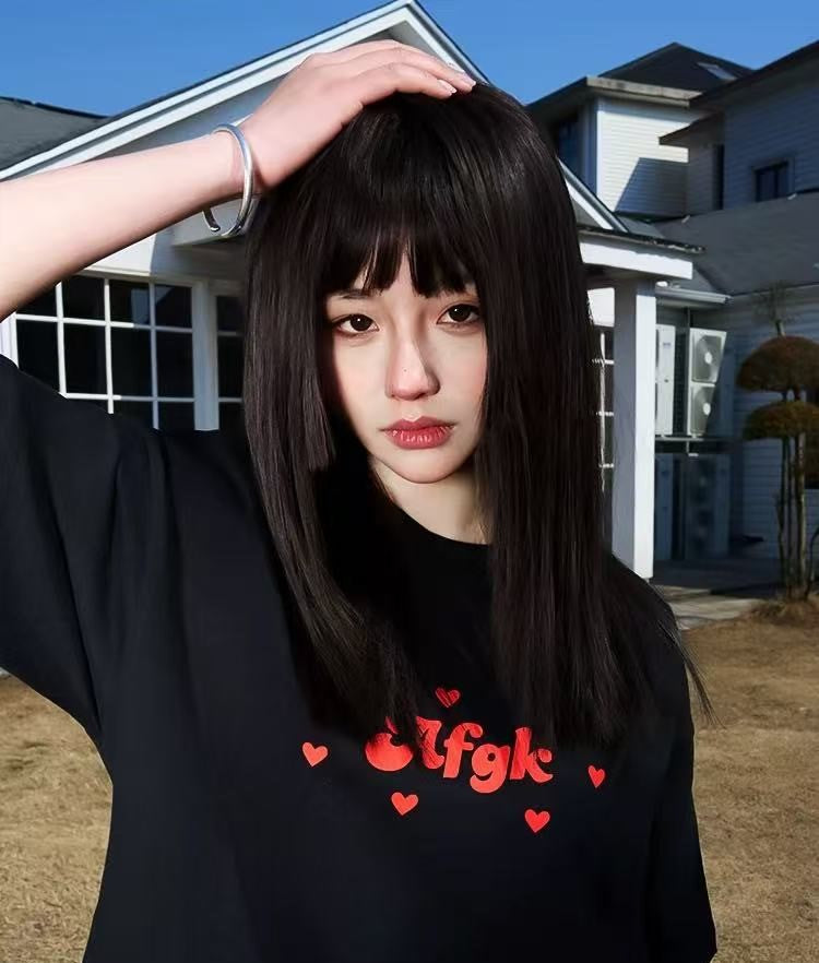 AFGK  Hearts Scattered Short Sleeve T-Shirt