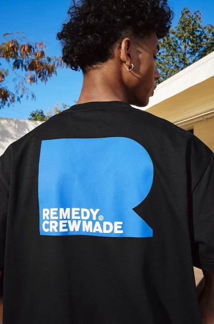 REMEDY Logo Print Short-sleeve T-shirt