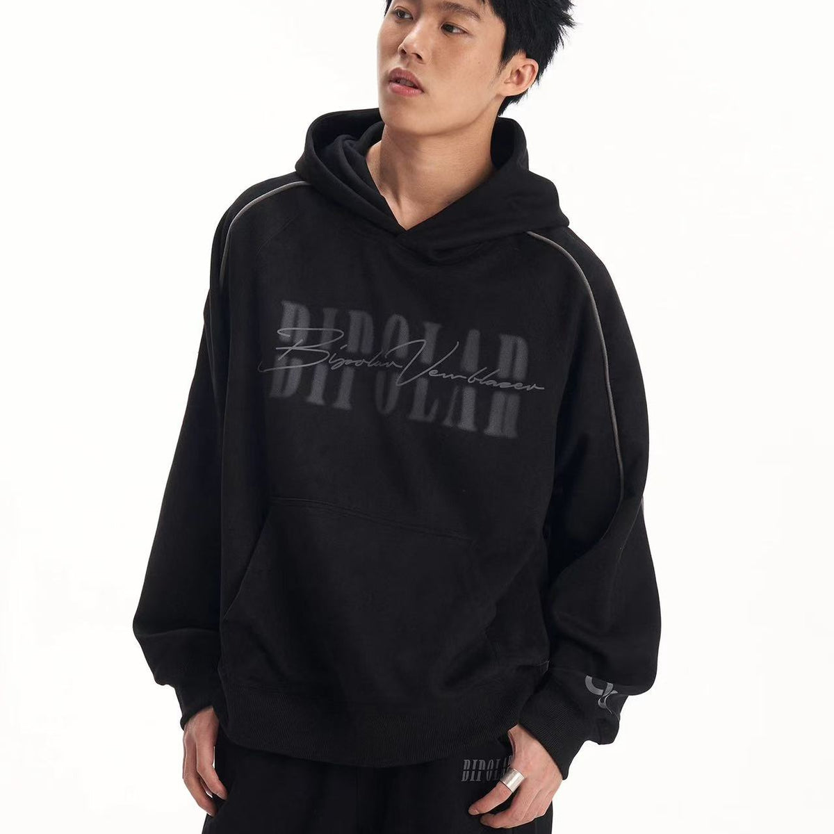 BIPOLAR Suede Guard Hoodie