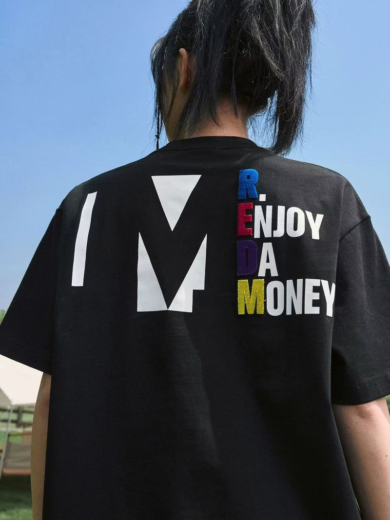 MEDM Silhouette Embroidered Short Sleeve T-Shirt