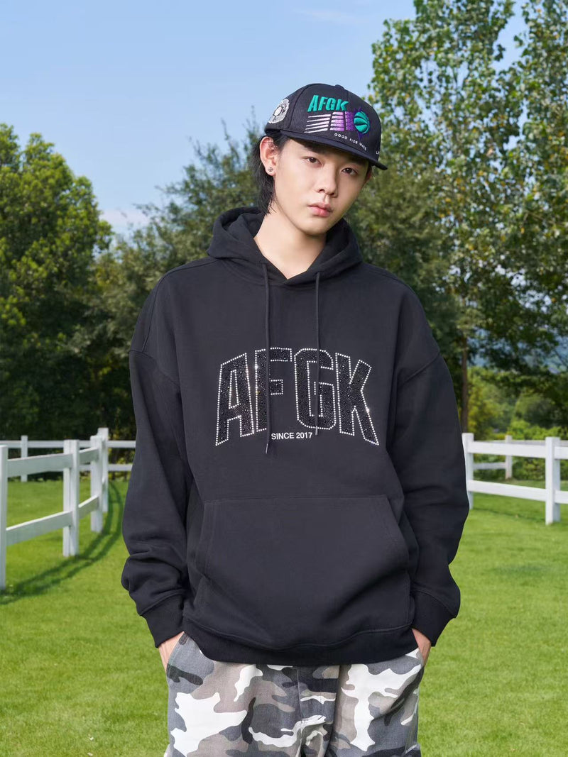 AFGK Raindrop Hot Diamond Logo Hoodie