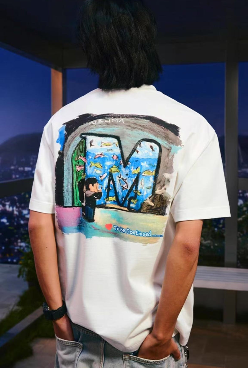 MEDMxNewmasus Joint Aquarium Short-sleeved T-shirt