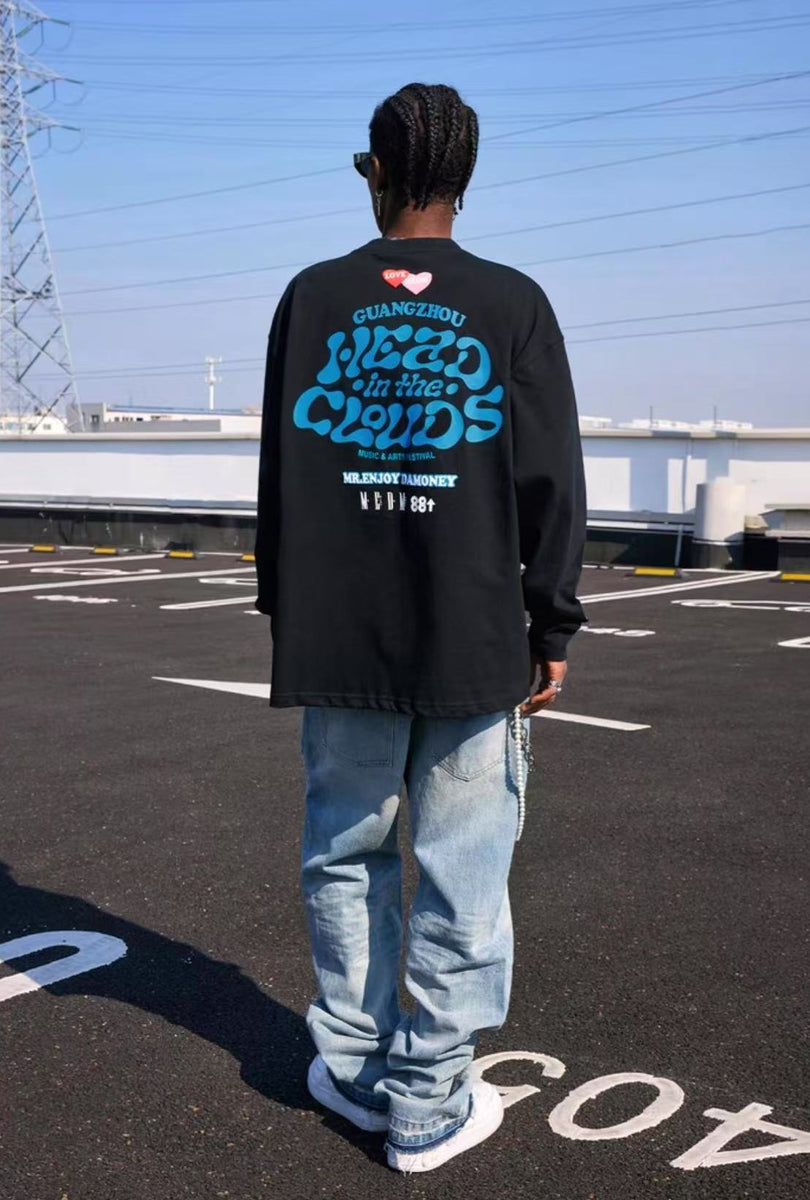 MEDMx88rising Co-branded Printed Long-sleeved T-shirt