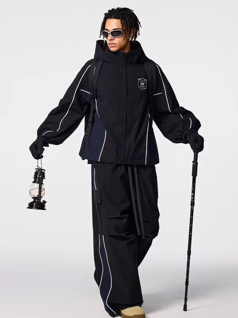 ACHOCK Vintage Outdoor Windproof Mountaineering Jacket