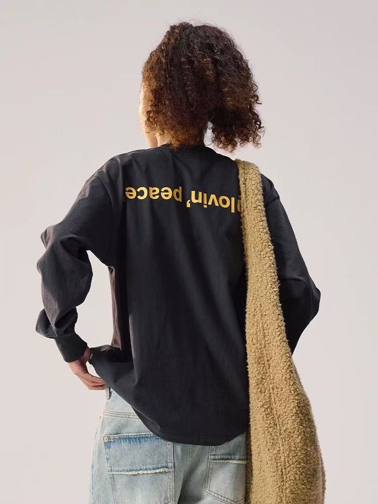 REMEDY Bullet Fries Design Long-sleeve Tee