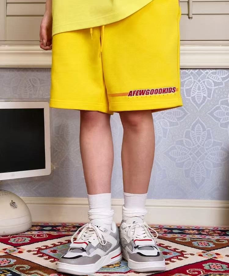 AFGK Embroidered Gradient Casual Sports Shorts