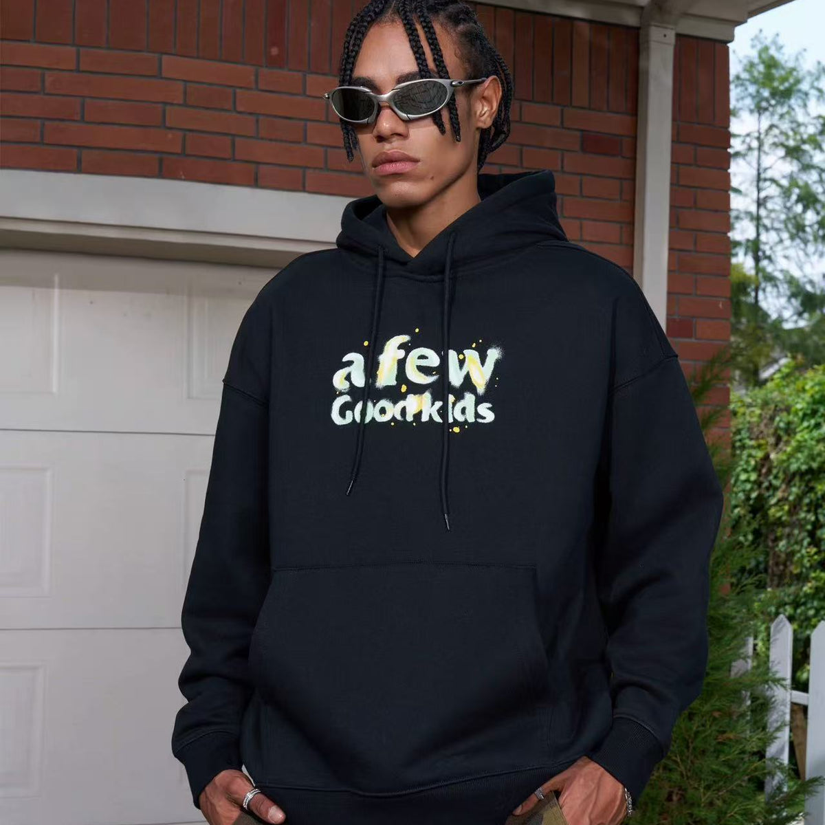 AFGK Hand-painted Smudged Starlight Hoodie