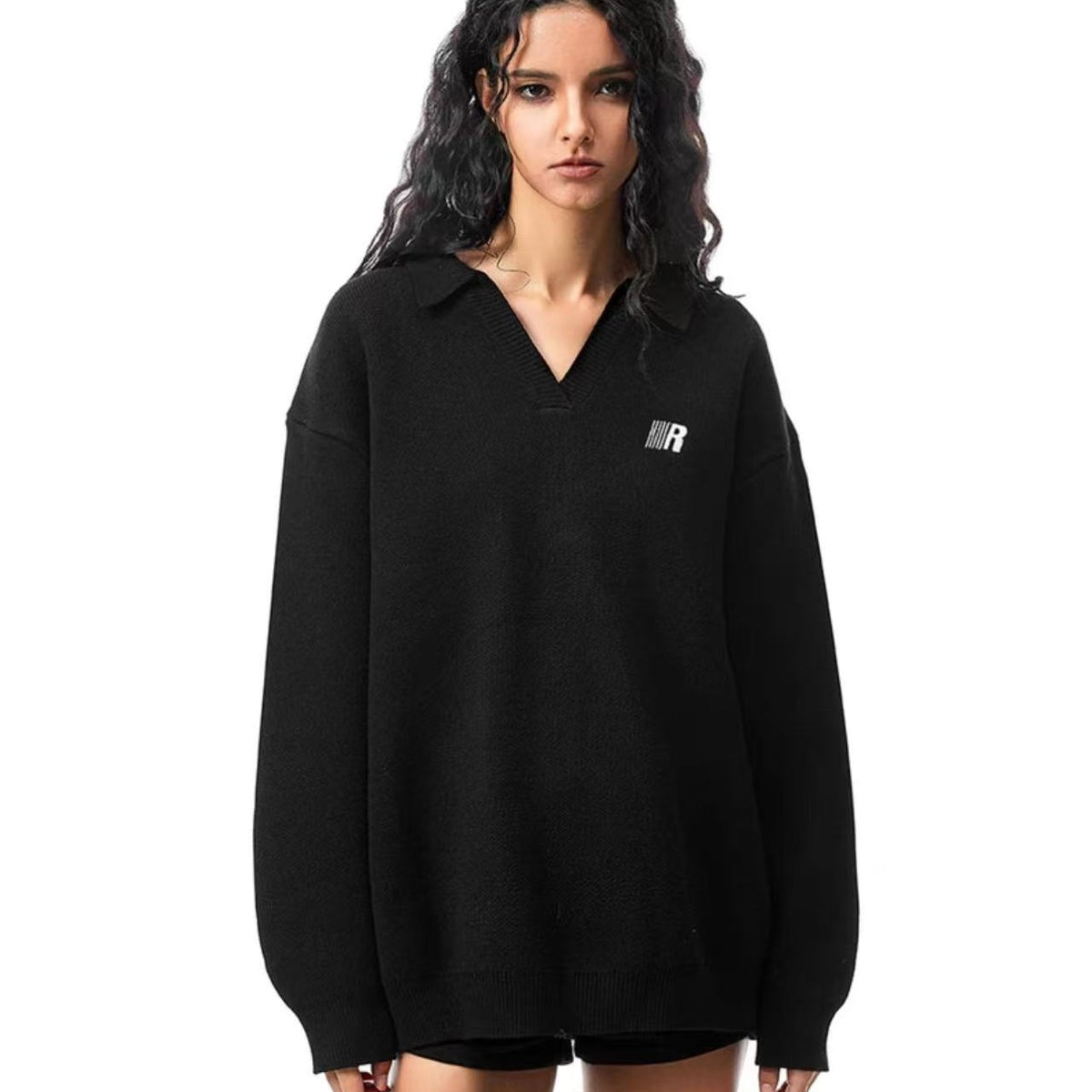 FDR V-neck Logo Sweater