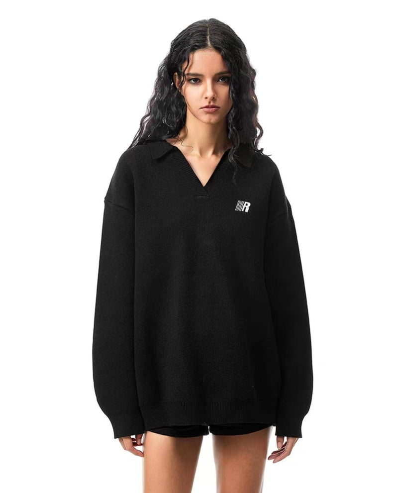 FDR V-neck Logo Sweater