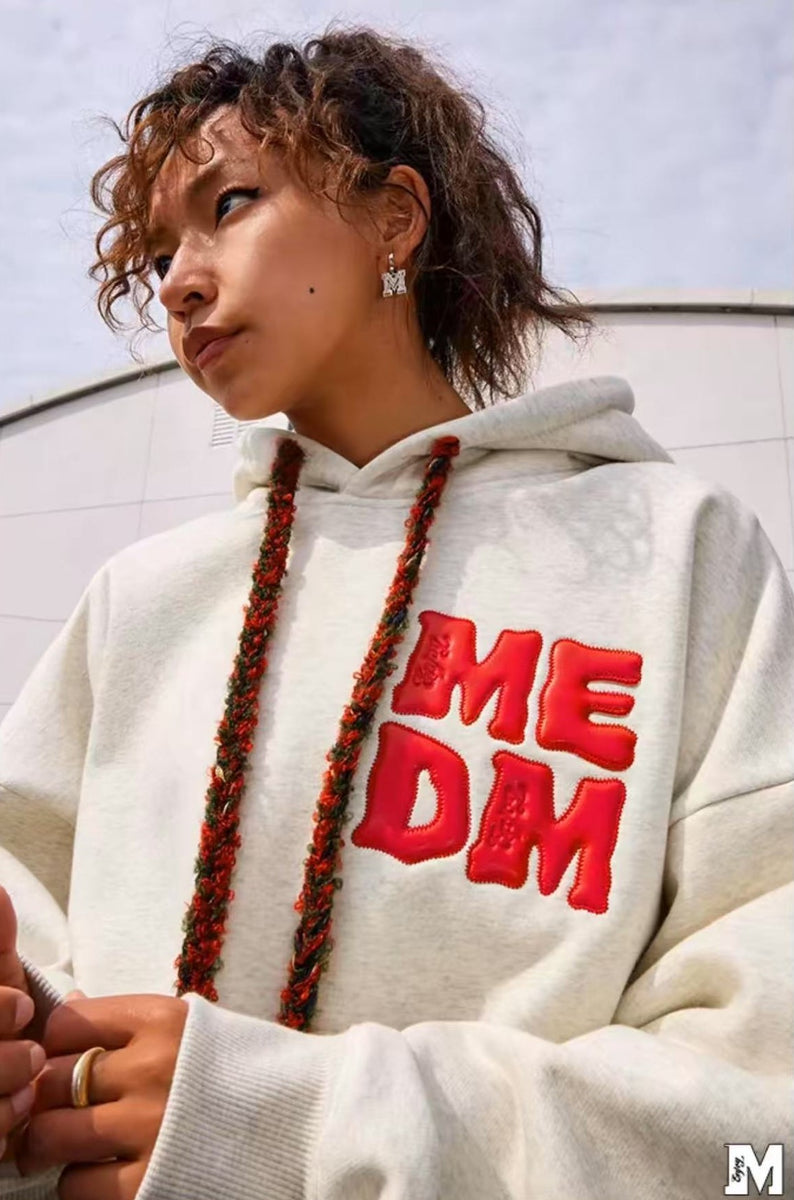 MEDM Woolen Drawstring Hoodie