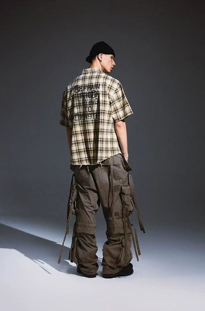 REMEDY Retro Skeleton Short-sleeved Shirt