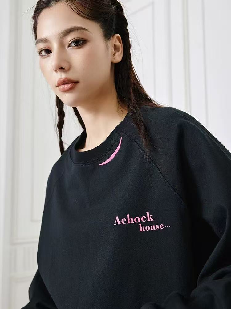 ACHOCK Phantom Logo Print Long-sleeve Tee