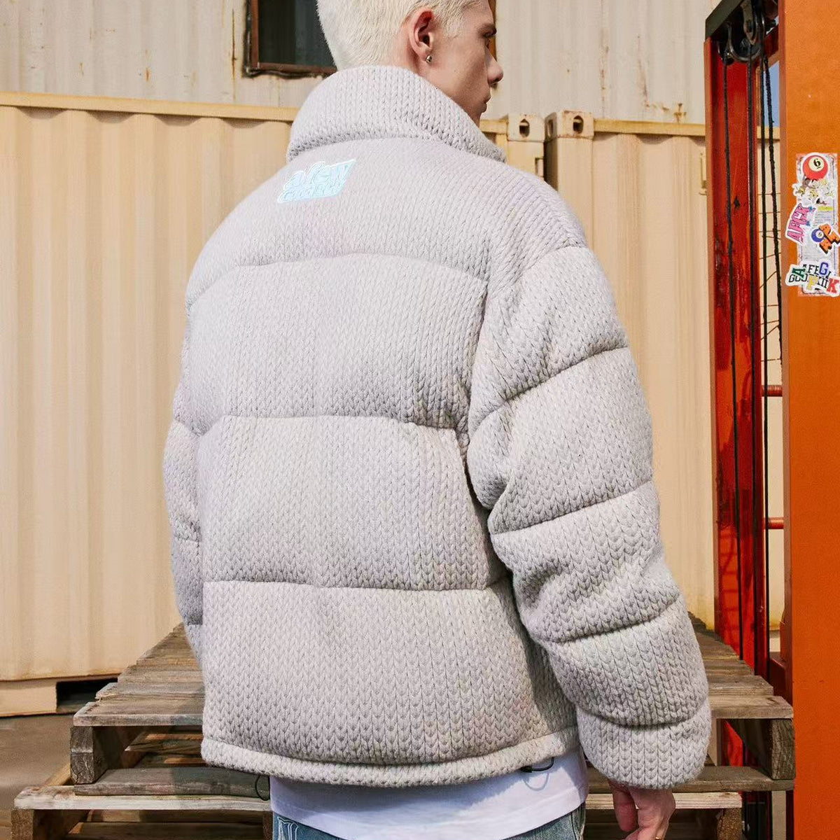 AFGK Letter LOGO Embroidered Jacket