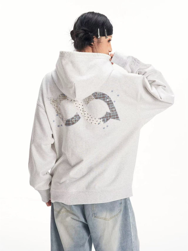 BIPOLAR Gemstone Embroidered Patch Hoodie