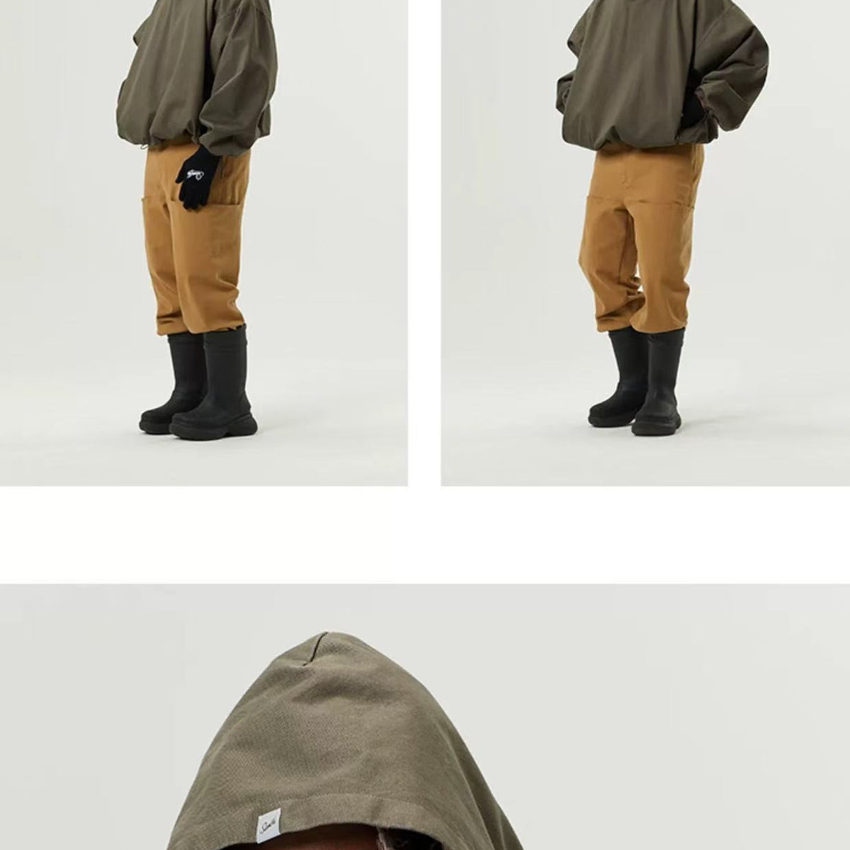 SLAMBLE Washed Twill Hoodie