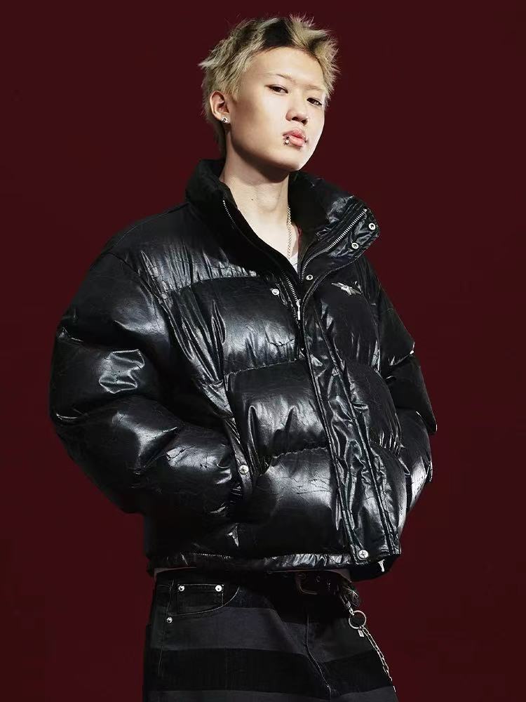 REMEDY Cracked Design Vintage Jacket