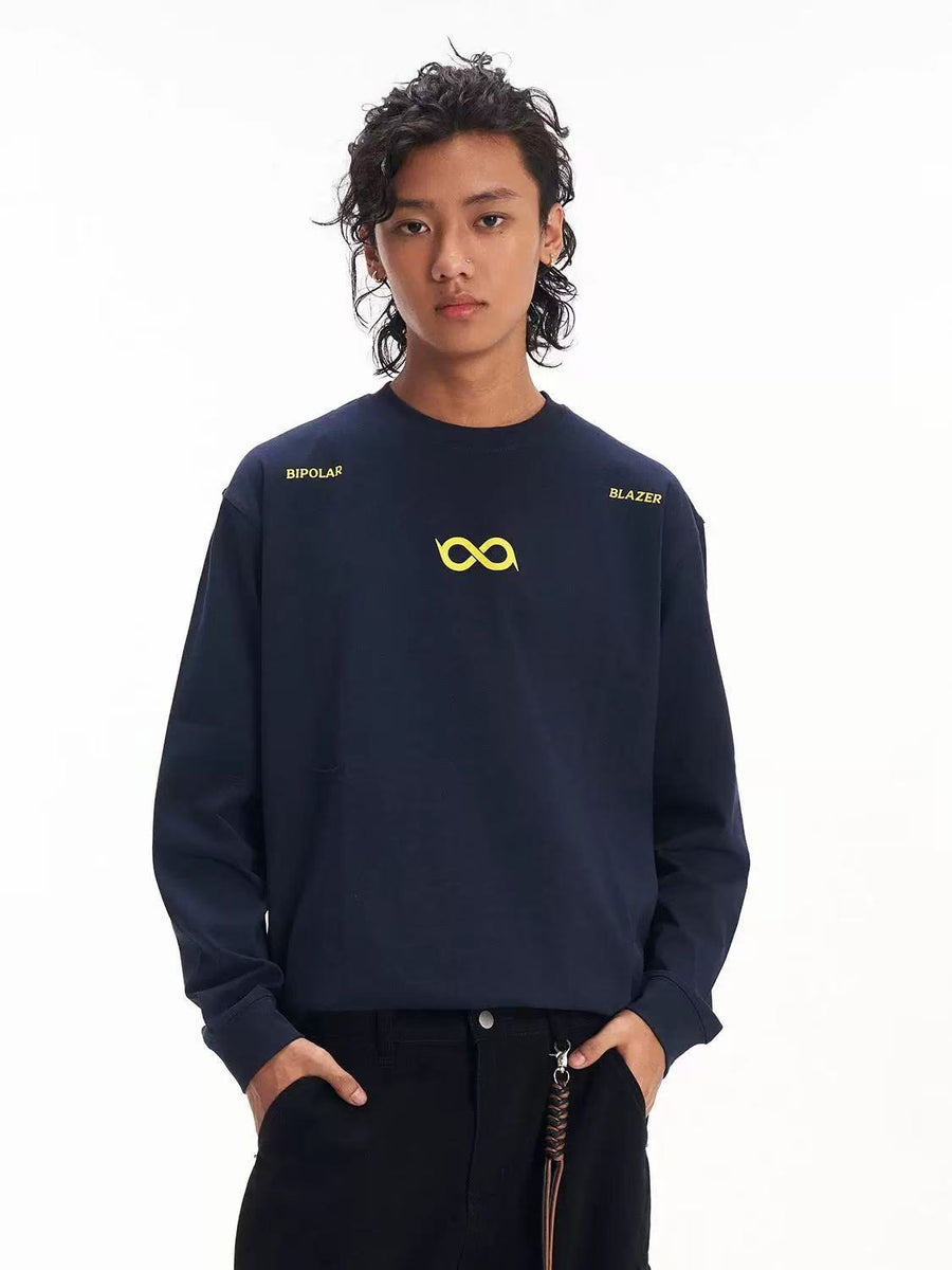 BIPOLAR Offset Long-sleeve T-shirts