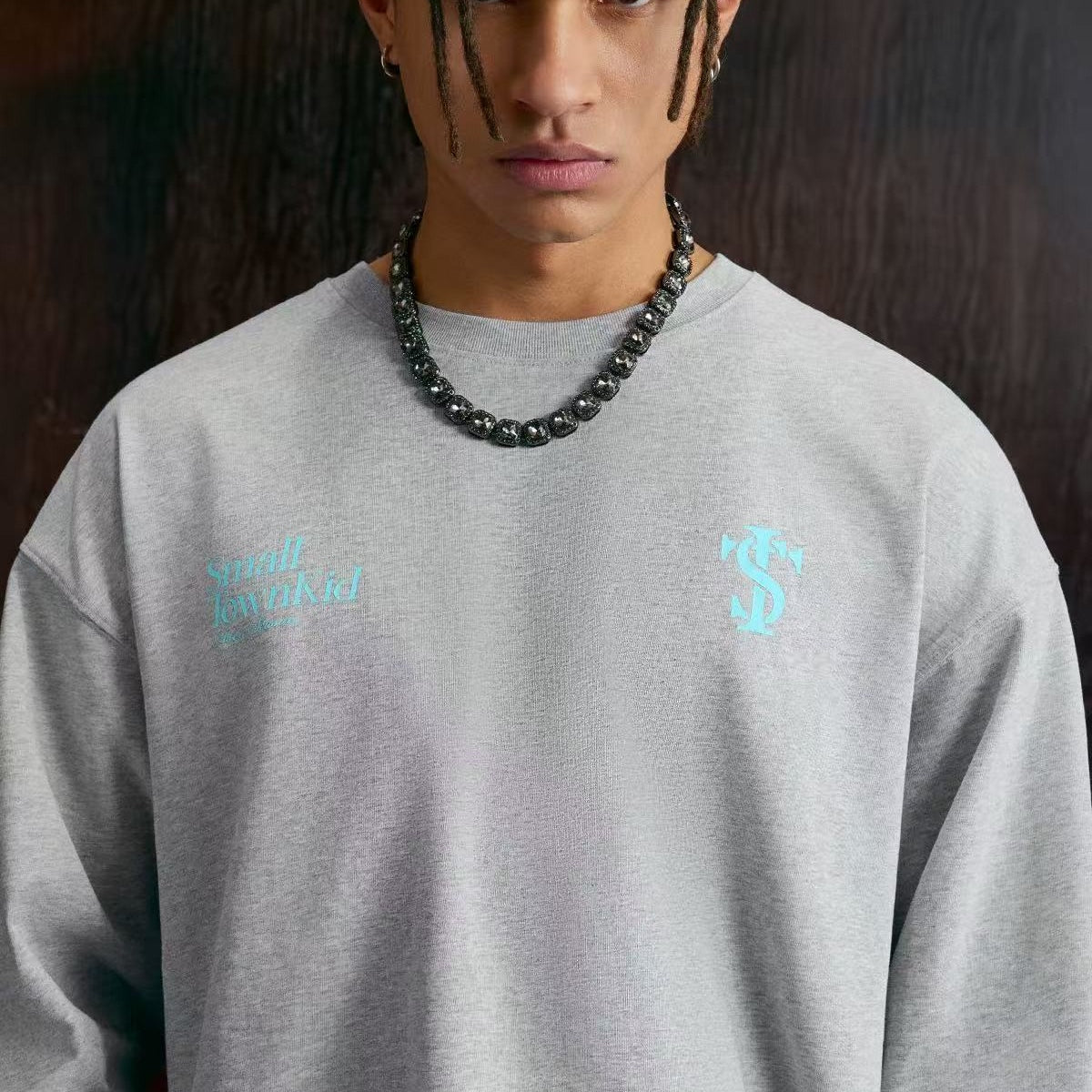 STK Vintage Logo Design Long-Sleeve T-Shirt