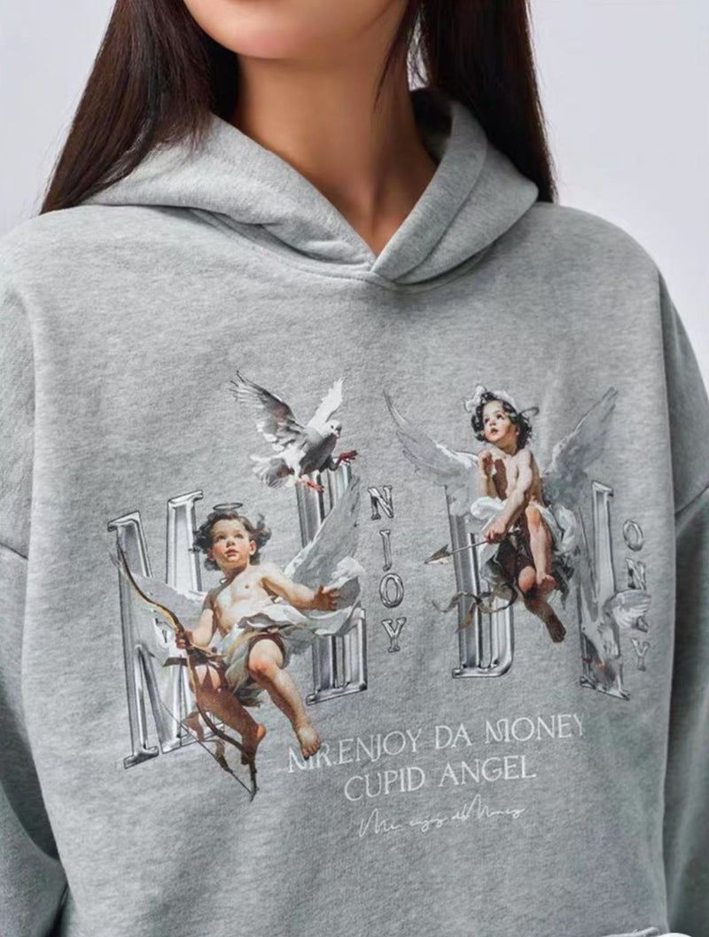 MEDM Angel Dove Printed Hoodie