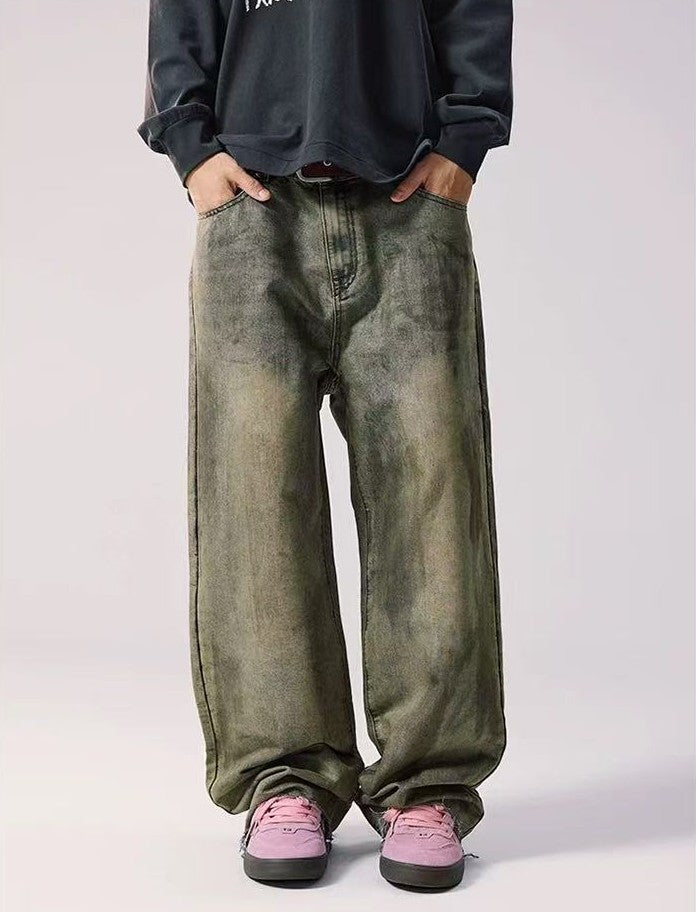 REMEDY Washed Baggy Jeans