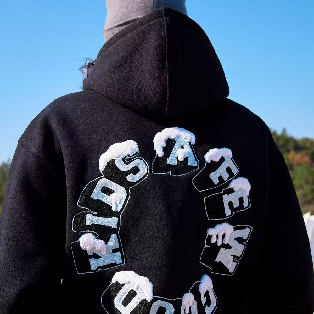 AFGK Snow Series Embroidered Hoodie