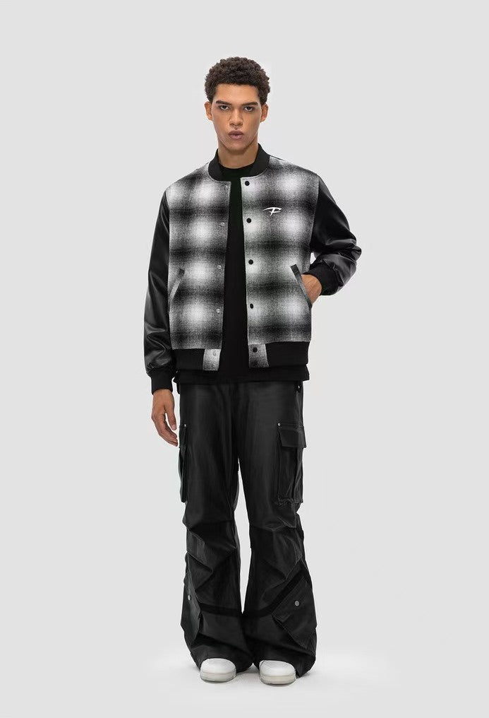 FDR Plaid Baseball Jacket