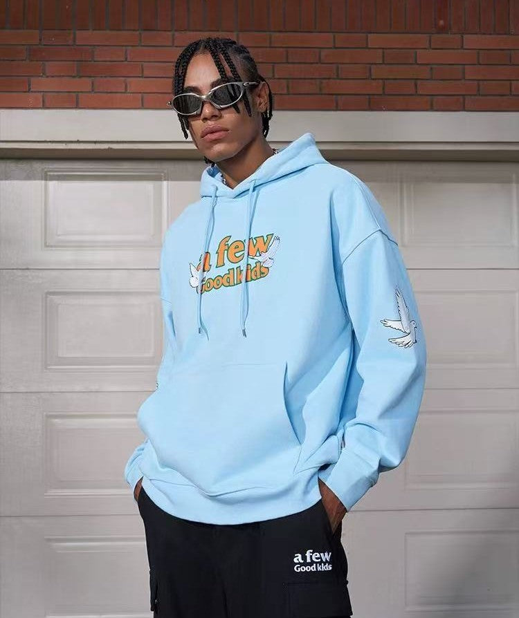 AFGK Peace Dove Embroidered hoodie