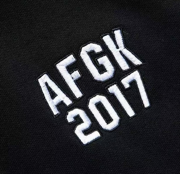 AFGK Loose and Versatile Color Block Casual Trousers