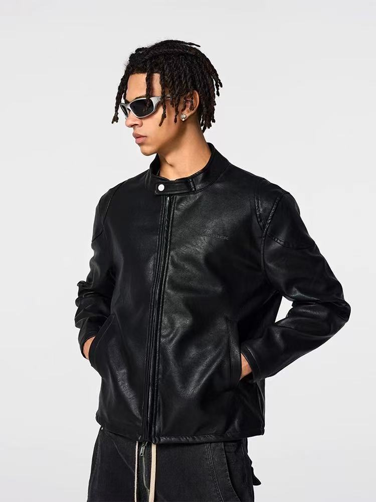 ACHOCK Retro Tailoring Heavy Motorcycle Jacket