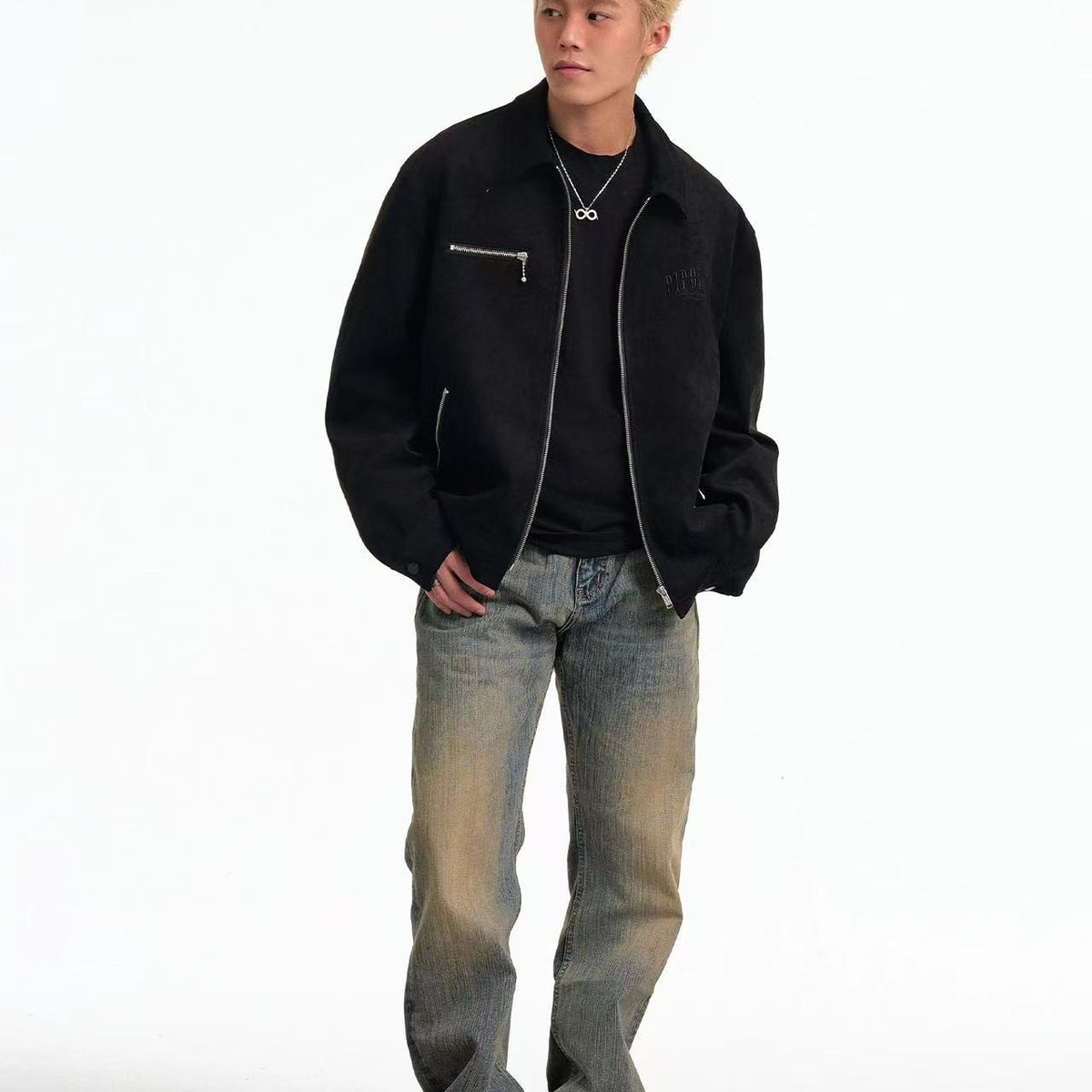 BIPOLAR Hyphenate Suede Multi-pocket Jacket