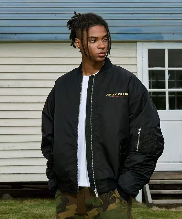 AFGK Supercar Tachometer MA1 Bomber Jacket