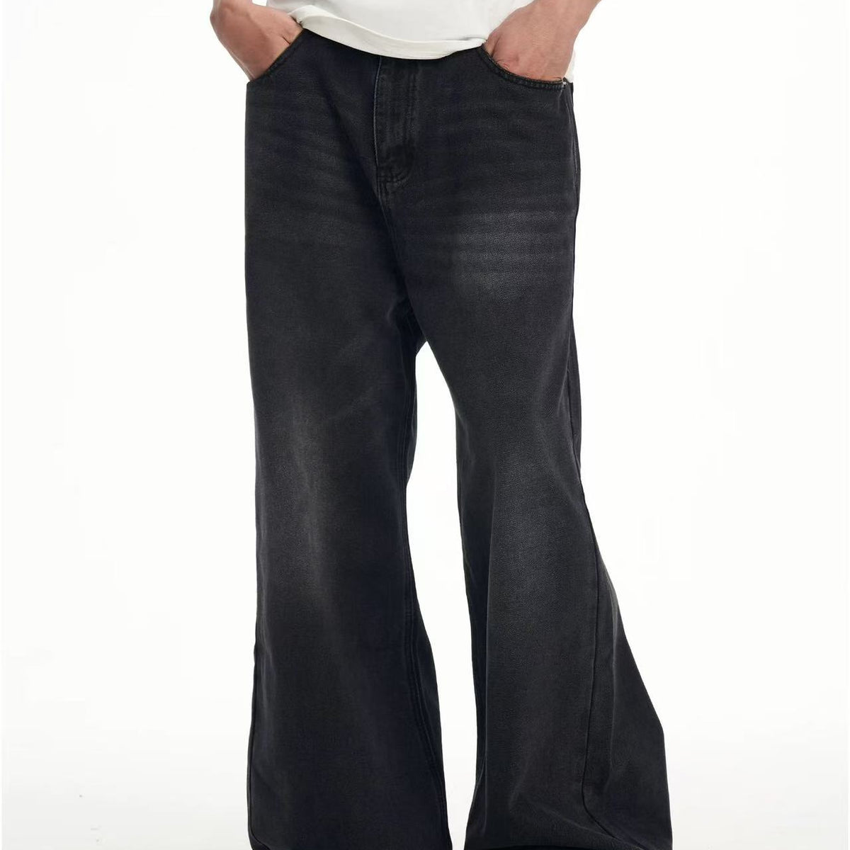 BIPOLAR Washed Baggy Denim Jeans