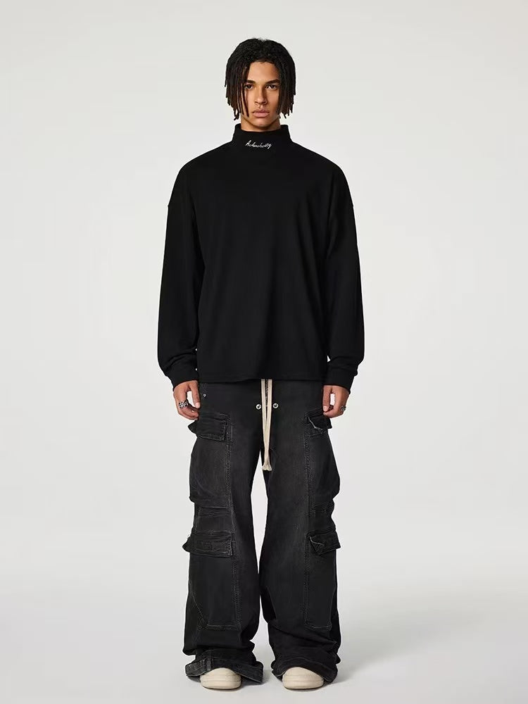 ACHOCK  Half Turtleneck Long-sleeve T-shirt