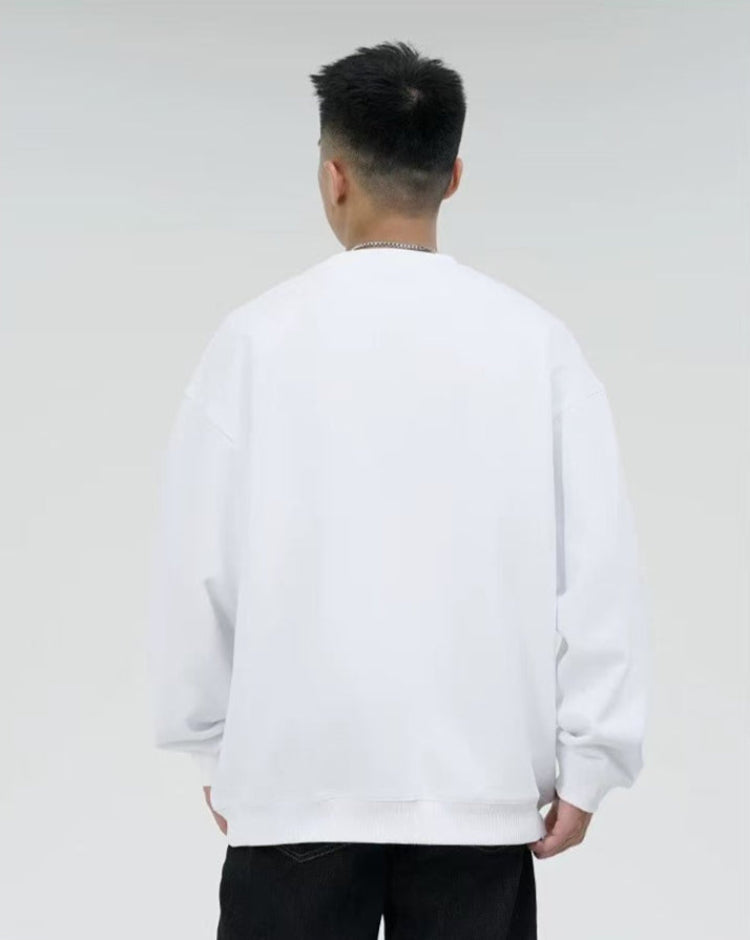 WASSUP Double Cross Printed Logo Sweatshirt