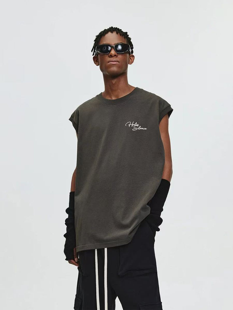 ATRY Splash Ink Patch Embroidery Vest