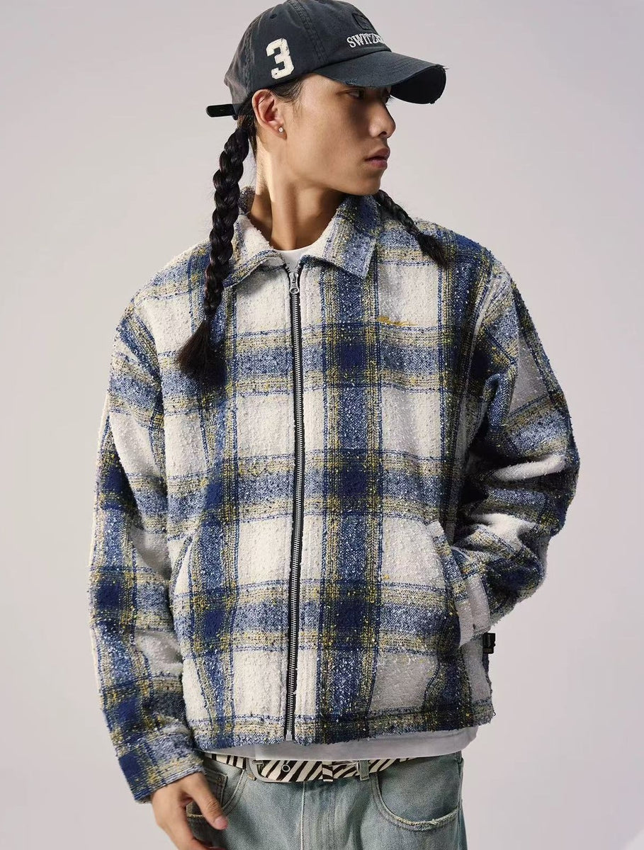REMEDY Pine Check Lapel Jacket