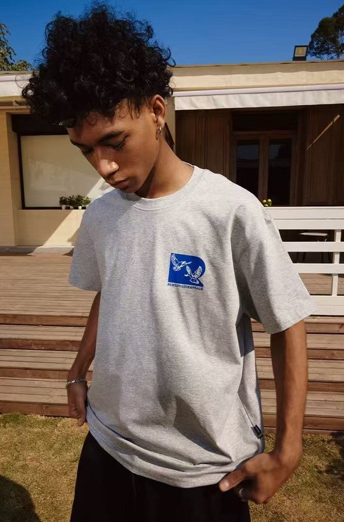 REMEDY Love and Peace Dove Short-sleeve T-shirt