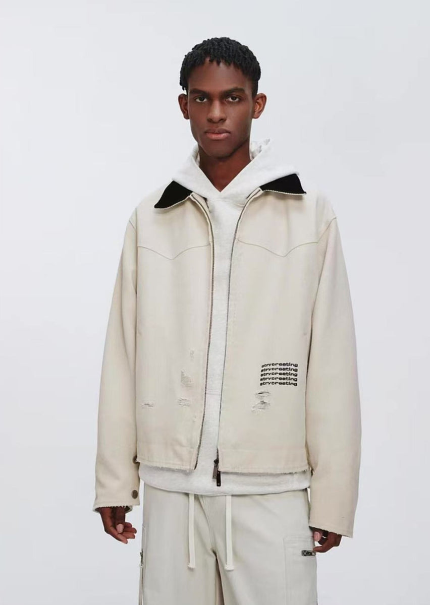 ATRY Clean Fit Embroidered Jacket