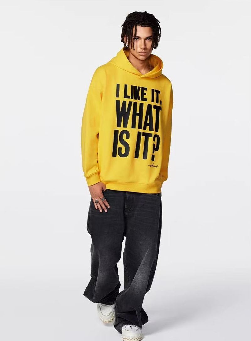 ACHOCK Message Print Hoodie