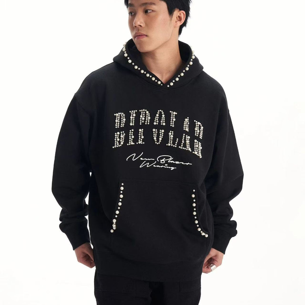 BIPOLAR Pearl Logo Designed Hoodie