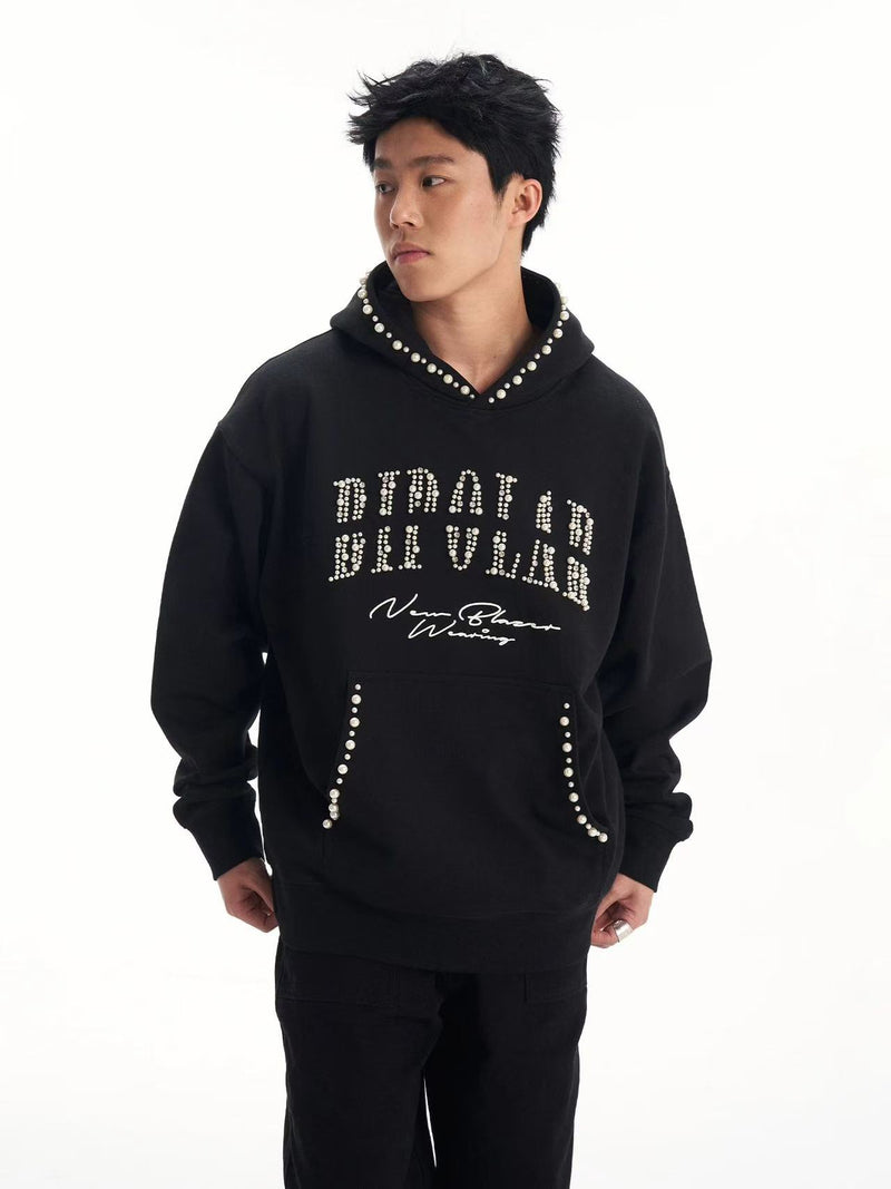 BIPOLAR Pearl Logo Designed Hoodie