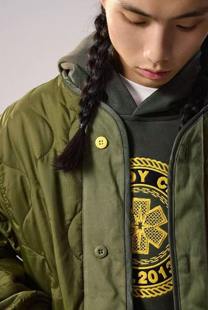 REMEDY Embroidered Cotton Padded Jacket
