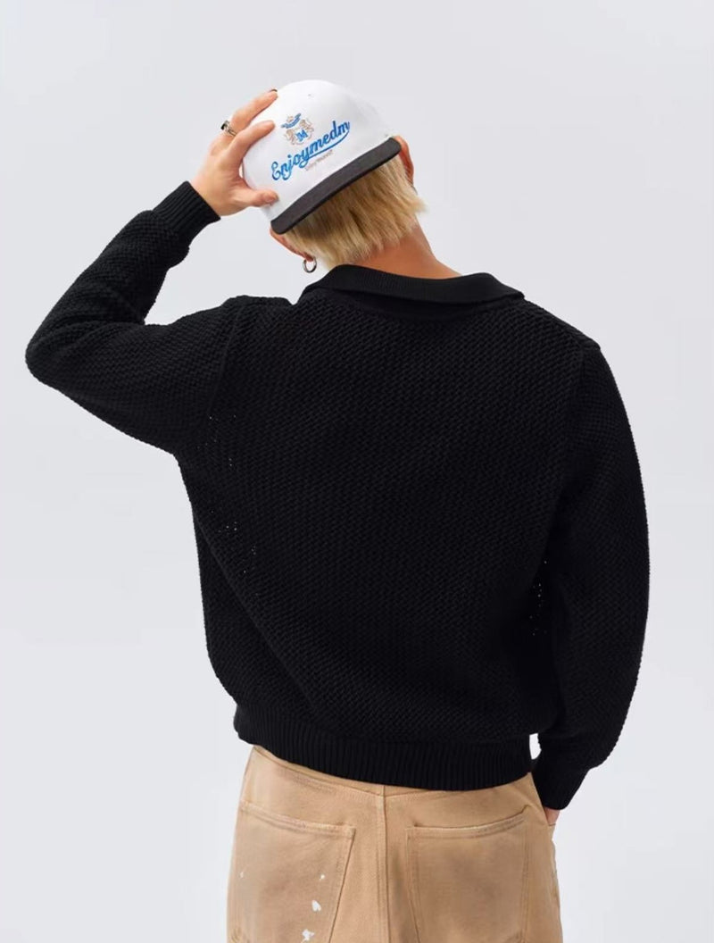 MEDM Badge Wool Cardigan