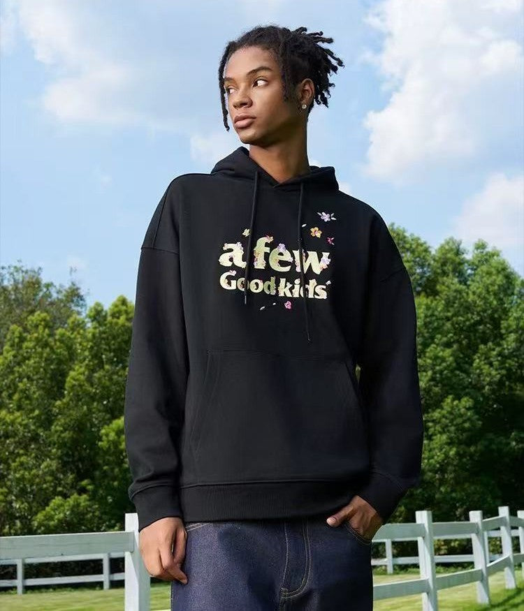 AFGK Butterfly Embroidered Hoodie