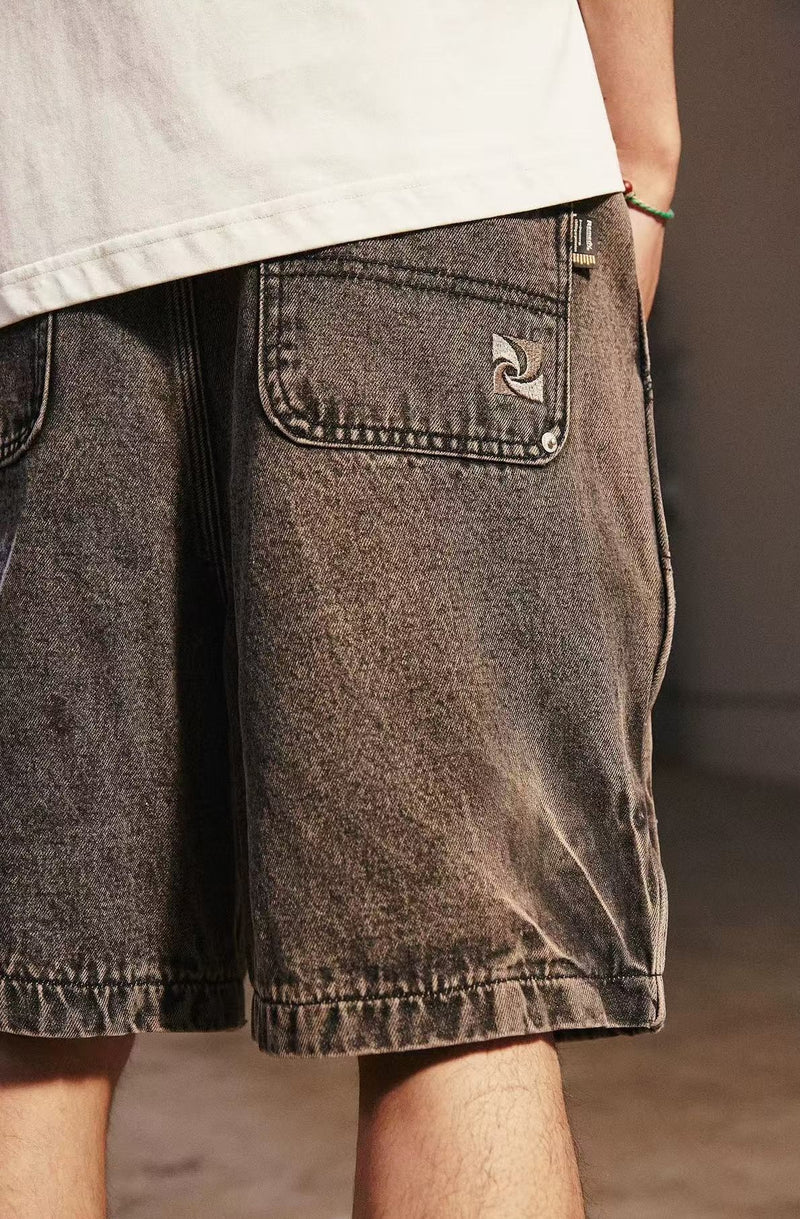 REMEDY Washed Vintage Denim Shorts